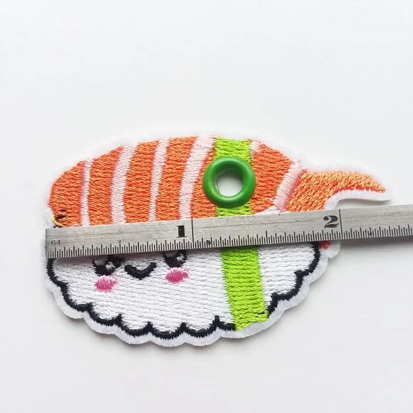Shoe Charms Kawaii charm sushi sashimi roller skates shoelace patch - Picture 4 of 6